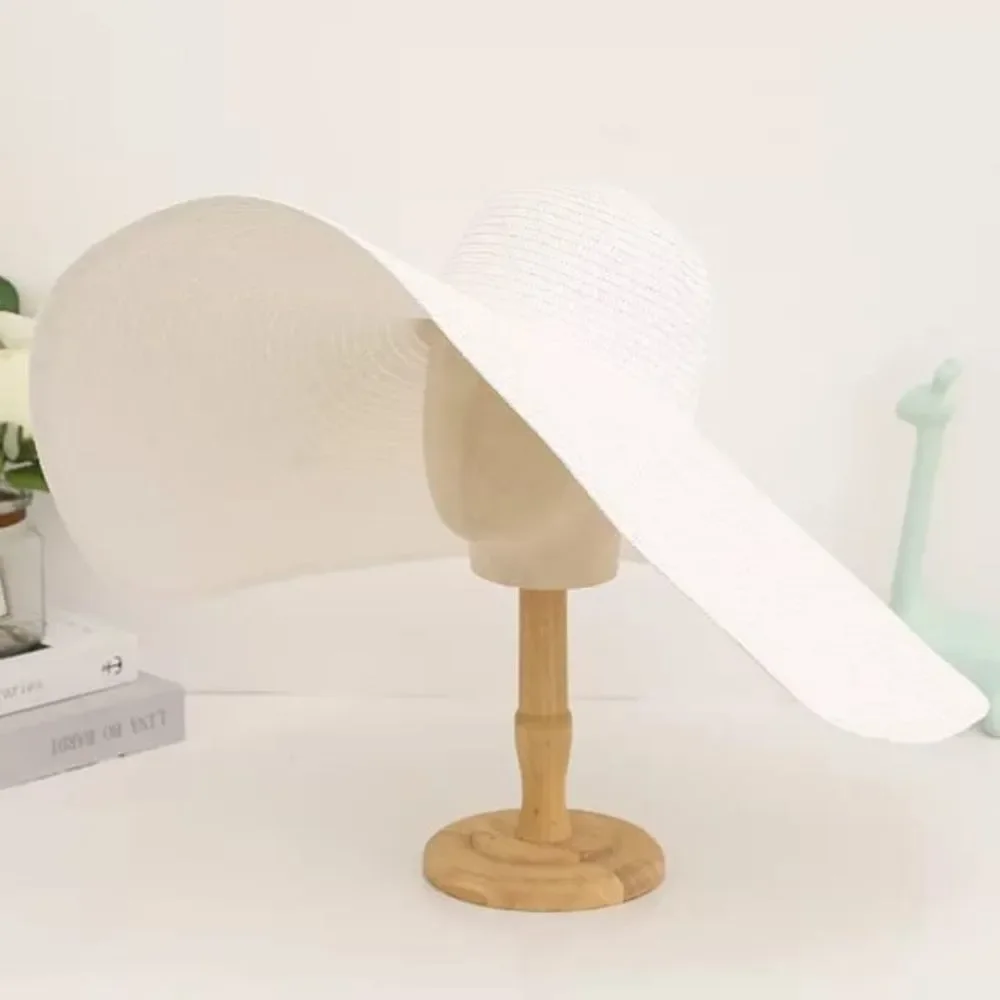 Oversize floppy Straw Hat in 8 colors - Picture 4 of 11